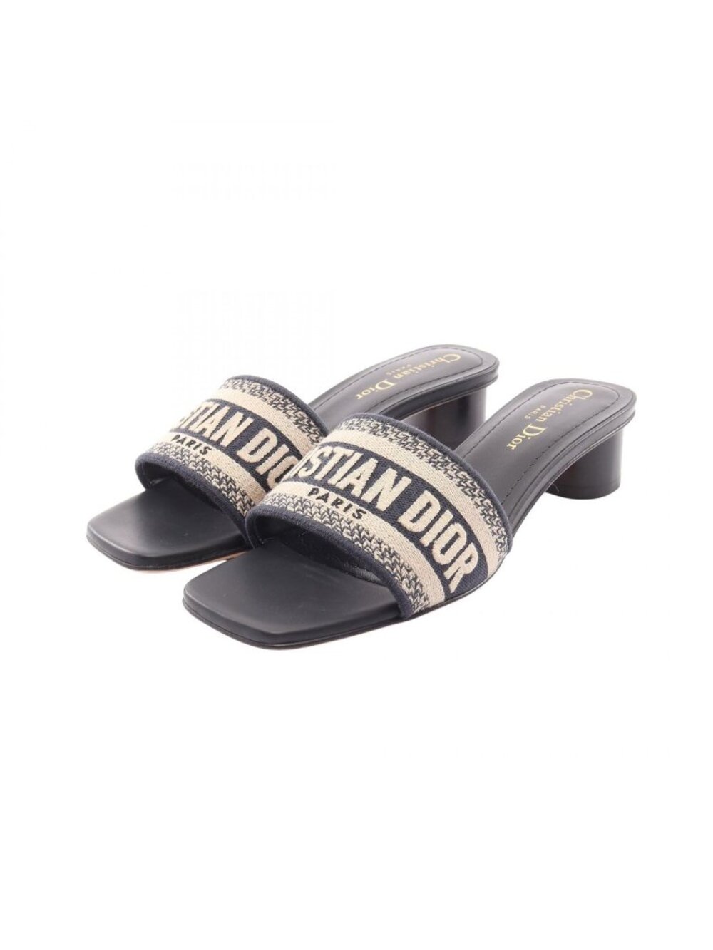 Dior Mules Dway Canvas Sandals